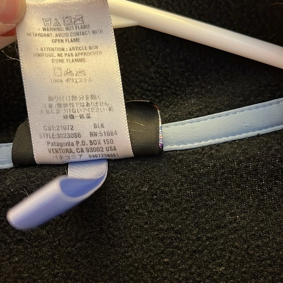 PATAGONIA SYNCHILLA Black Fleece Jacket - Full Zip - Woman’s M - Picture 6 of 10